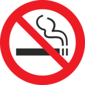 rauchverbot Ein Rauchverbot-Symbol.